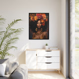 Nubian Matte Canvas, Black Frame