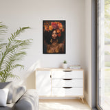 Nubian Matte Canvas, Black Frame