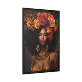 Nubian Matte Canvas, Black Frame