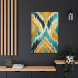 Ikat Light Gallery Canvas Wraps, Vertical Frame