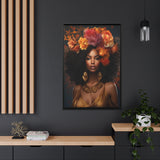 Nubian Matte Canvas, Black Frame