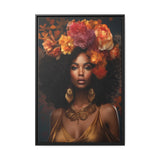 Nubian Matte Canvas, Black Frame