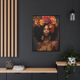 Nubian Matte Canvas, Black Frame