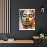 Gorgeous Graffiti Allure Matte Canvas, Black Frame