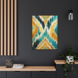 Ikat Light Gallery Canvas Wraps, Vertical Frame