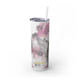 Skinny Tumbler with Straw, 20oz