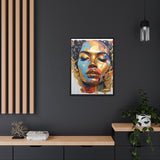 Gorgeous Graffiti Allure Matte Canvas, Black Frame