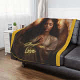 God is Love Minky Blanket