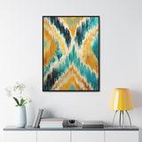 Ikat Light Gallery Canvas Wraps, Vertical Frame