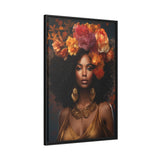 Nubian Matte Canvas, Black Frame