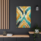 Ikat Light Gallery Canvas Wraps, Vertical Frame